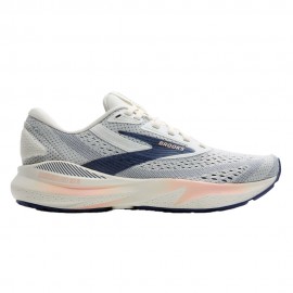 Brooks Adrenaline Gts 24 Grigio Blu Ribbon - Scarpe Running Donna