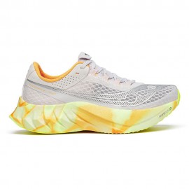 Saucony Endorphine Pro 4 Bianco Giallo - Scarpe Running Donna