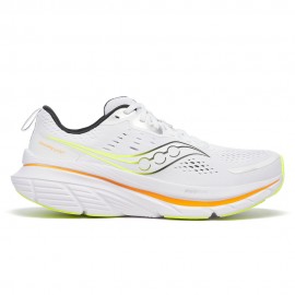 Saucony Guide 18 Bianco Giallo - Scarpe Running Uomo