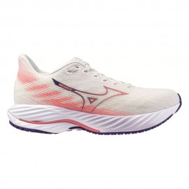 Mizuno Wave Rider 28 Bianco Rosa - Scarpe Running Donna