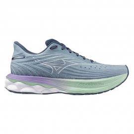 Mizuno Skyrise 6 Grigio Verde Viola - Scarpe Running Donna