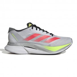 ADIDAS Adizero Boston 12 Ekiden Grigio Rosso - Scarpe Running Uomo