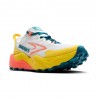 Brooks Caldera 8 Bit Of Blue Quince Flame - Scarpe Trail Running Donna