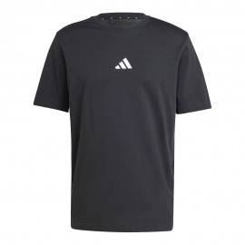 ADIDAS Maglietta Palestra Essentials Small Logo Nero Uomo
