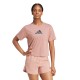 ADIDAS Maglietta Palestra Logo Train Rosa Donna