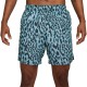 Nike Shorts Sportivi Train Leopard Azzurro Uomo