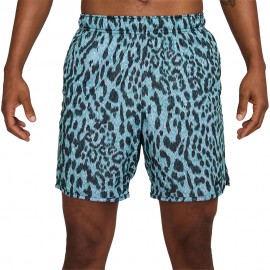 Nike Shorts Sportivi Train Leopard Azzurro Uomo