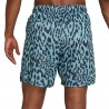 Nike Shorts Sportivi Train Leopard Azzurro Uomo