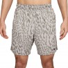 Nike Shorts Sportivi Train Leopard Grigio Uomo