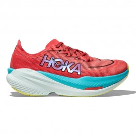 Hoka Mach X 2 Rosso Azzurro - Scarpe Running Uomo