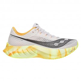 Saucony Endorphine Pro 4 Bianco Giallo - Scarpe Running Uomo