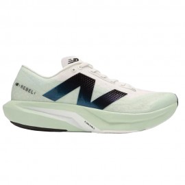 New Balance Fuelcell Rebel V4 Bianco Verde - Scarpe Running Donna