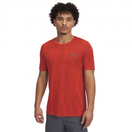 Under Armour Maglietta Palestra Rosso Nero Uomo