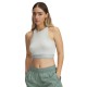 Under Armour Top Palestra Rib Verde Donna