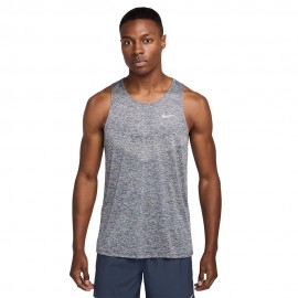 Nike Canotta Dri-Fit Stride Thunder BLU Htr Reflective Si Uomo