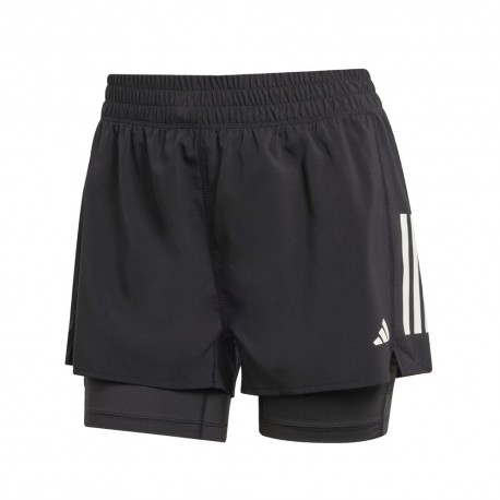ADIDAS Pantaloncini Running Otr B 2In1 Nero Donna