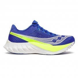 Saucony Endorphin Pro 4 Blu Lapis Giallo Citron - Scarpe Running Uomo