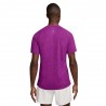 Nike T-Shirt Running Stride Purple Argento Uomo