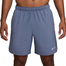 Nike Pantaloncini Running Challenger Indigo Argento Uomo