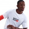 Nike T-Shirt Running City Marathon Dri-Fit Bianco Bright Crimson Uomo