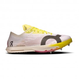 On Cloudspike Citius 2 Bianco Rosa Giallo - Scarpe Running Uomo