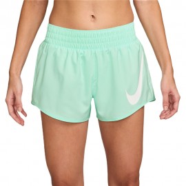 Nike Pantaloncini Running One Swoosh Mint Foam Bianco Donna