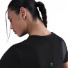 Nike Maglia Running Tempo Swoosh Nero Argento Donna