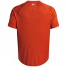 Under Armour Maglietta Palestra Tech Texture Arancio Base Uomo