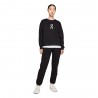 On Felpa Girocollo Club Crew Nero Donna