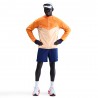 Nike Stride Giacca Running Uv Rpl Arancio Chalk Nero Uomo