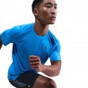 Nike Stride Maglia Running  Dri-Fit Blue Hero Reflective Argento Uomo