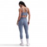 Nike Alate A Sostegno Medio Reggiseno Sportivo Azzurro Donna