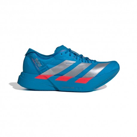 ADIDAS Adizero Adios Pro 4 Solar Blu Argento Metallic - Scarpe Running Uomo