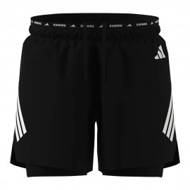 ADIDAS Pantaloncini Running Adi365 Formotion 2In1 Nero Uomo