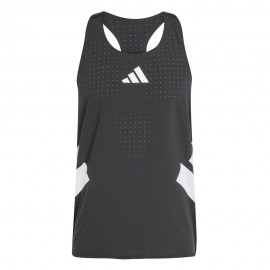 ADIDAS Canotta Running Adizero Road To Records Nero Uomo