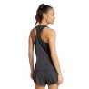 ADIDAS Canotta Running Adizero Road To Records Nero Donna