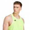 ADIDAS Canotta Running Adizero Essential Lime Uomo