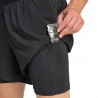 ADIDAS Pantaloncini Running Adi365 Basic 2In1 Nero Uomo