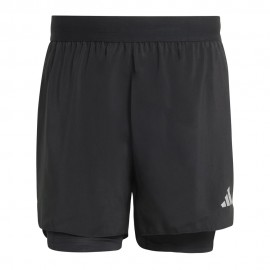 ADIDAS Pantaloncini Running Adi365 Basic 2In1 Nero Uomo
