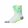 Asics Performance Run Sock Crew Brilliant Bianco Illum. Verde