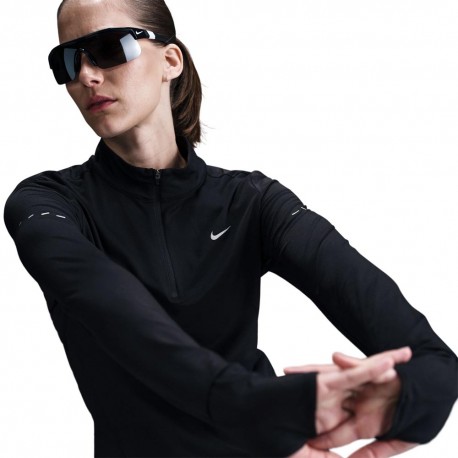 Nike Maglia Running Top Swift Sapphire Argento Donna