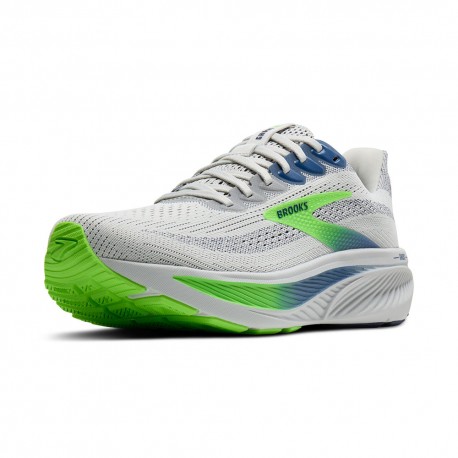 Brooks Ghost 17 Oyster Beacon Blue Gecko - Scarpe Running Uomo
