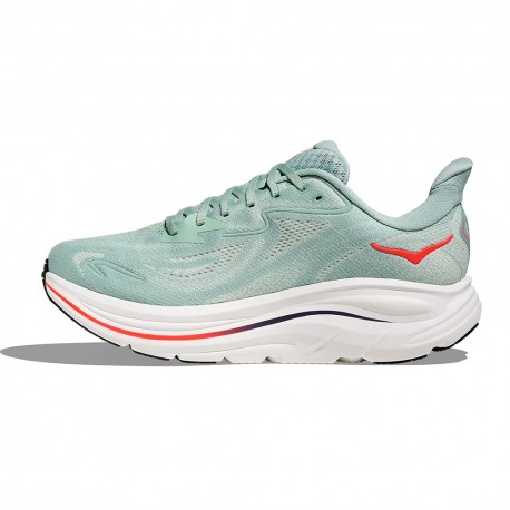 Hoka Clifton 10 Sage Neaon Flame - Scarpe Running Uomo