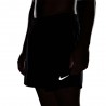 Nike Pantaloncini Running Df Challenger 5" 2In1 Nero Argento Uomo