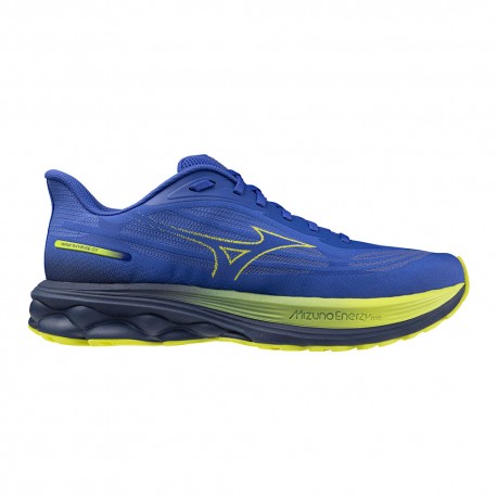Mizuno Wave Skyrise 7 Dazzling Blu Giallo - Scarpe Running Uomo