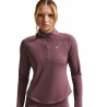 Nike Maglia Running Tempo Swoosh Tattoo Bianco Donna