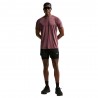 Nike Pantaloncini Running Stride 5" Hybrid 2In1 Nero Summit Bianco Uomo