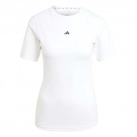 ADIDAS Maglietta Palestra Tech Fit Train Bianco Donna