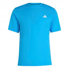 ADIDAS Maglietta Palestra Tristripe Azzurro Uomo
