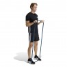 ADIDAS Maglietta Palestra Tristripe Nero Uomo
